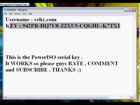 registration code for poweriso free